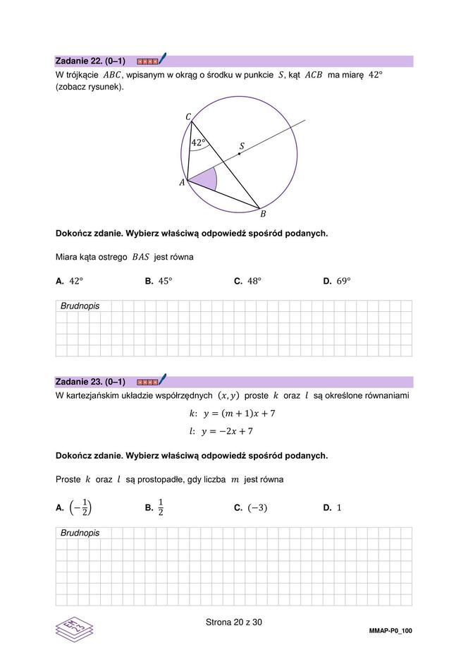 Matura 2024: matematyka. Arkusze CKE i odpowiedzi. Poziom podstawowy [Formuła 2023]