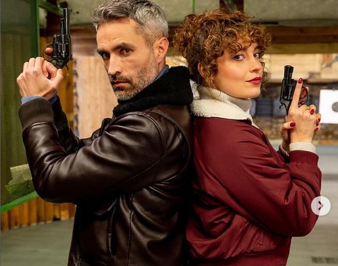 Na sygnale. Benio (Hubert Jarczak), Wanda (Anna Lemieszek)