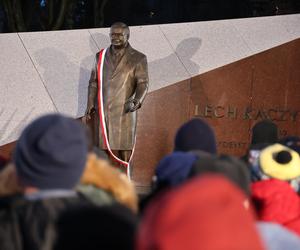 Odsłonięcie pomnika Lecha Kaczyńskiego przy Placu Teatralnym w Lublinie