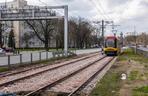Tramwaj na Kasprzaka i Wolskiej w Warszawie