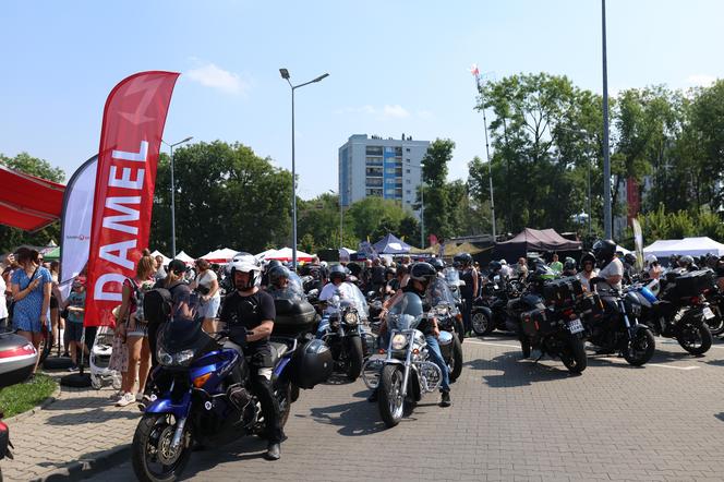 Parada motocyklistów w Dąbrowie Górniczej