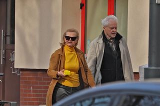 Barbara Bursztynowicz na spacerze