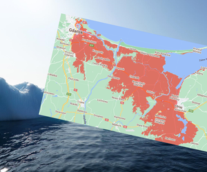 Te polskie miasta mogą zniknąć pod wodą. Wszystko przez zmiany klimatu. Zobaczcie mapę ekspertów z Climate Central