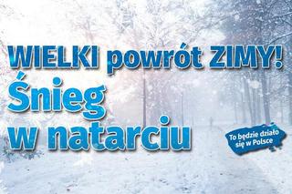 Ostrzeżenie IMGW. W nocy POTĘŻNA zawierucha! Spadnie nawet 15 cm śniegu. Zima powraca
