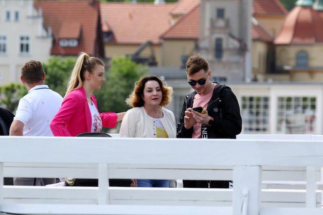 Daniel Martyniuk zabrał rodzinę nad morze