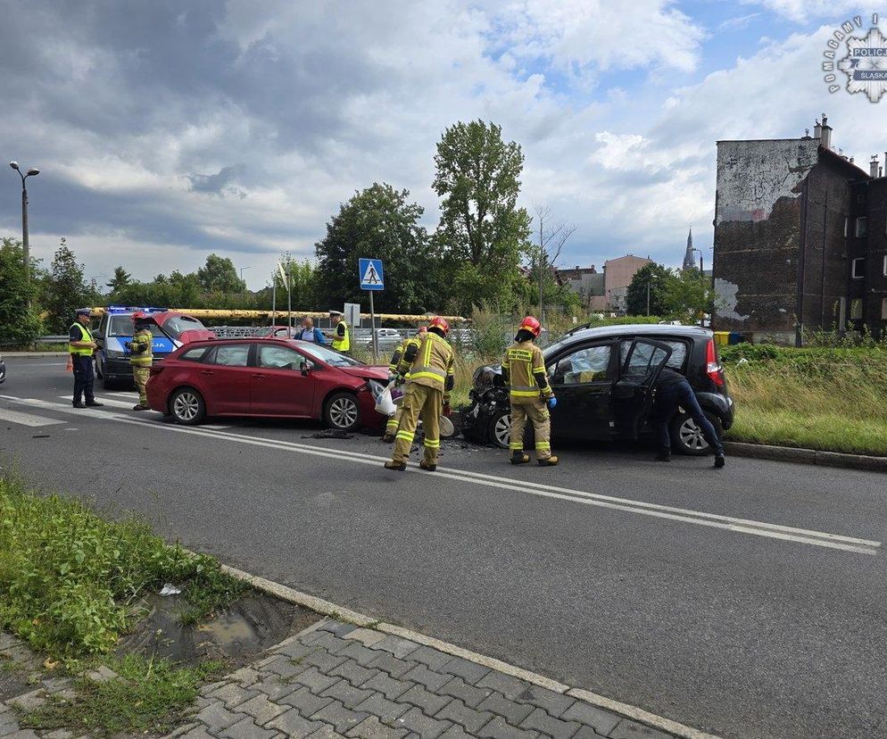 Wypadek w Chorzowie