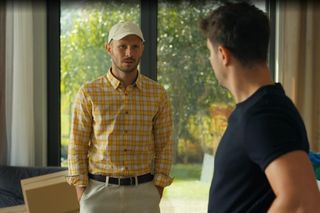 	Barwy szczęścia odc. 3135. Franek (Mateusz Banasiuk), Justin (Jasper Sołtysiewicz)