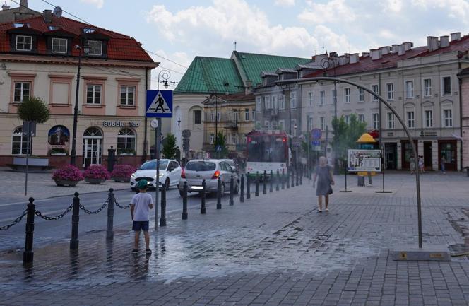 Upał w centrum Lublina