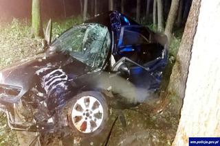 Wypadek na trasie Kowalewo - Mikuty. Kierowca w ciężkim stanie!