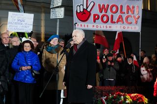 Mocne słowa Jarosława Kaczyńskiego. Mówił o realizacji planu obcego państwa