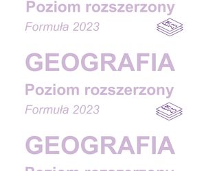 Matura 2025 geografia - arkusz CKE 15.05.2025 - Formuła 2023