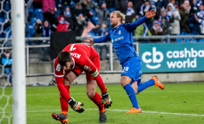 Christian Gytkjaer, Lech Poznań, bramka, gol, radość