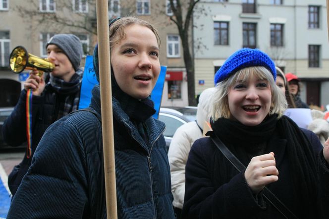 Obrońcy Stacji Praga protestowali pod urzędem