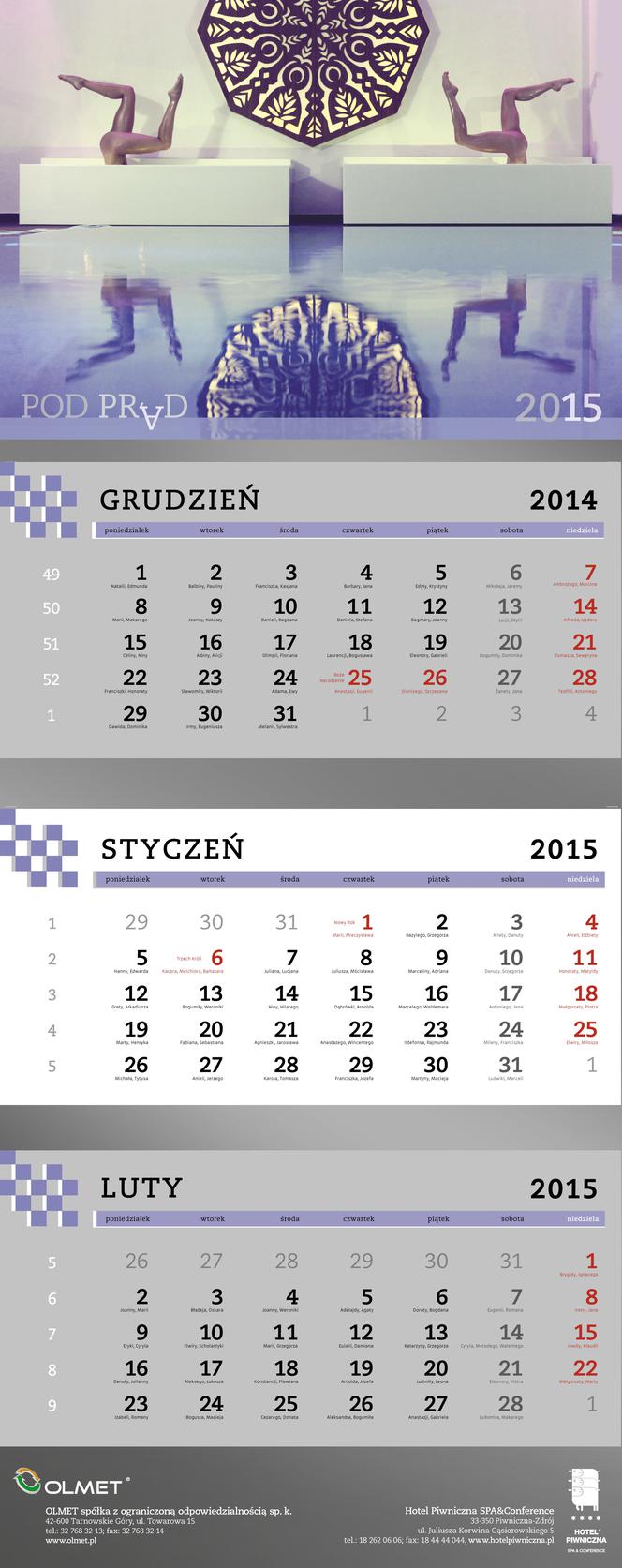 Kalendarz 2015 r.