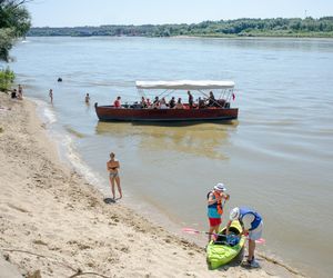 Niewiele osób wie o tej plaży nad Wisłą. Nazwa w pełni oddaje jej urokxc 