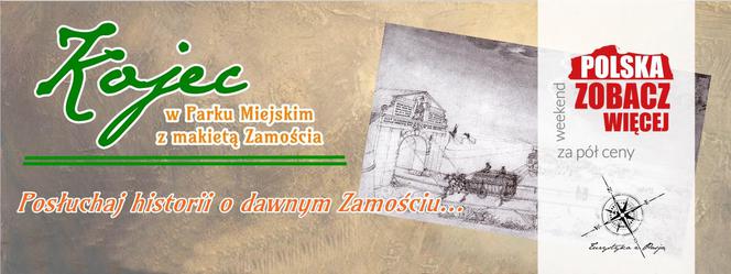 Kojec w Parku Miejskim z Makietą Zamościa