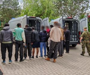 12 migrantów z Somalii w jednym aucie