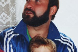 Robert Lewandowski z ojcem Krzysztofem