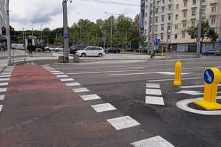 Ścieżka rowerowa przy Parku Centralnym w Gdyni
