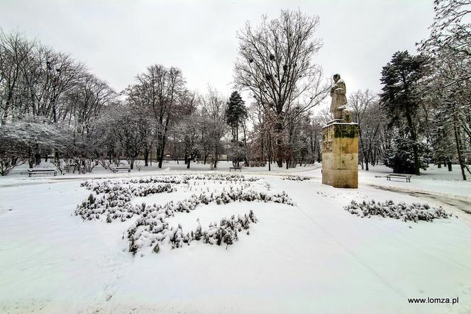 Park Jakuba Wagi zimą