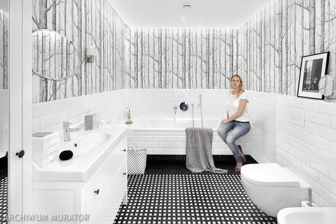 Nowoczesna łazienka w białym kolorze