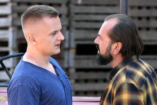 Barwy szczęścia odc. 3110.  Borys (Jakub Wieczorek), młody Szymański (Maciej Czerklański)