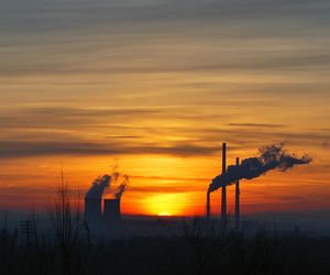 Zachód słońca widziany z kopca Kraka