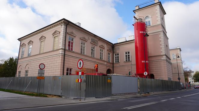 Remont Pałacu Lubomirskich. Tak wygląda plac budowy