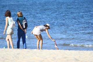 Agnieszka Radwańska nad polskim Bałtykiem