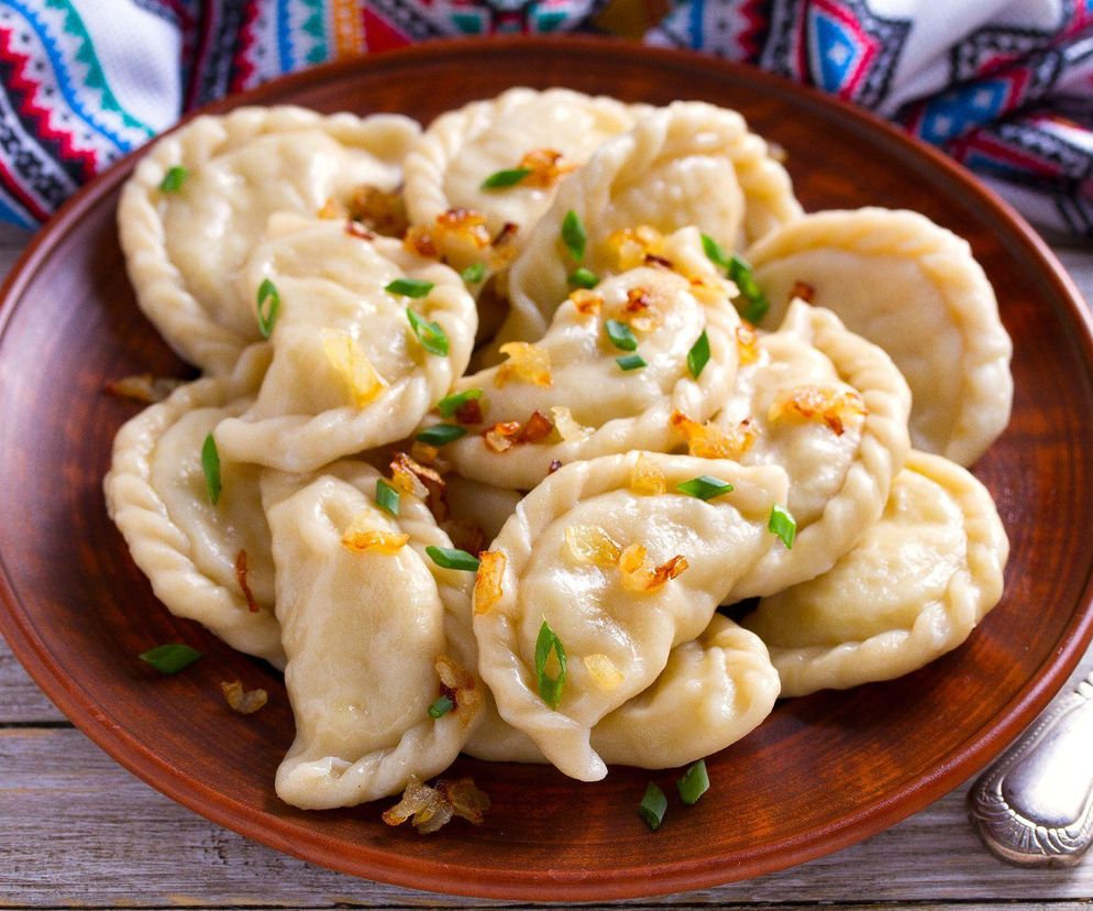 pierogi z tartymi ziemiakami