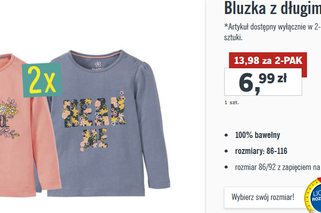 ubranka Lupilu Lidl na wiosnę 