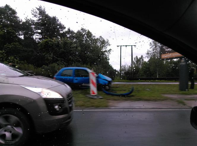 Kraksa na ulicy Fordońskiej