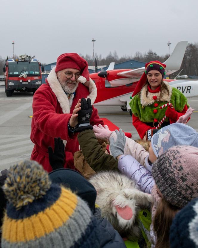 Mikołaj wyląduje na łódzkim lotnisku! Potrzebujący dostaną prezenty