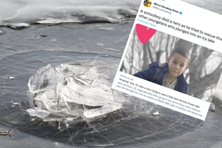 Tragedia na zamarzniętym jeziorze. Bohaterski 10-latek skoczył ratować 3 dzieci, niestety sam zginął