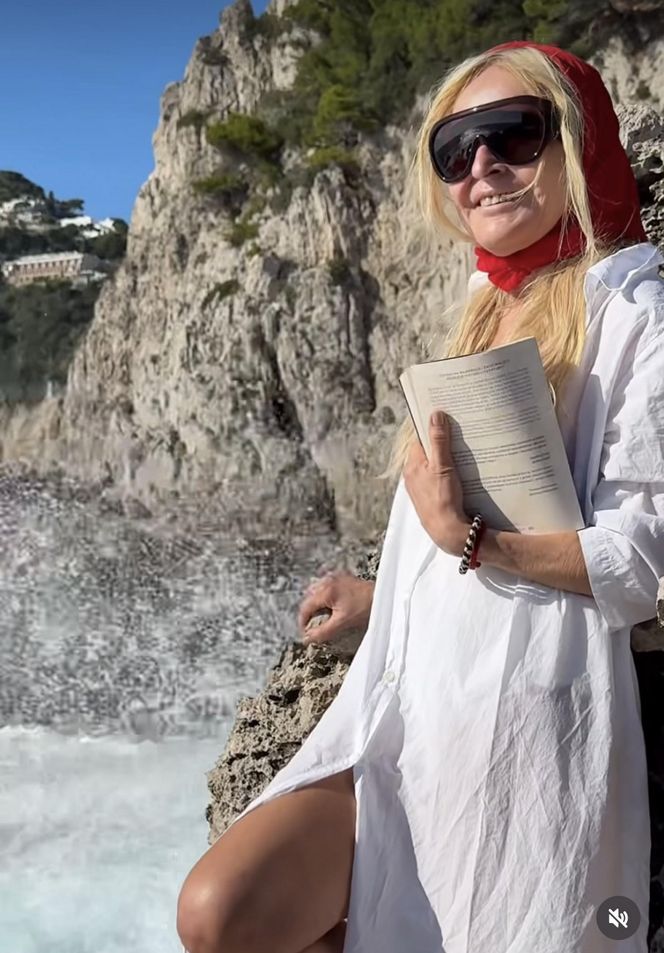 Monika Olejnik na wakacjach