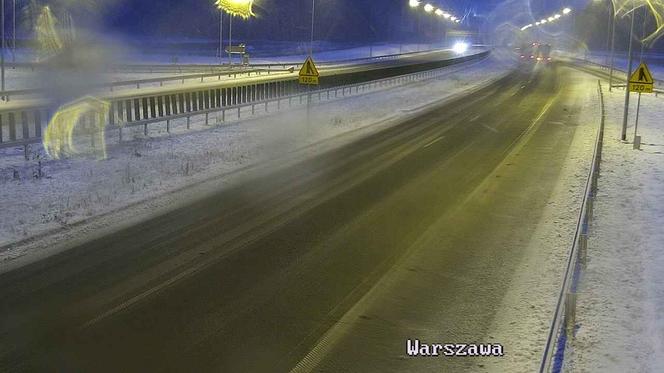Fatalne warunki na drogach na Mazowszu