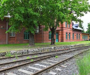 Dworzec w Leśnej po remoncie 