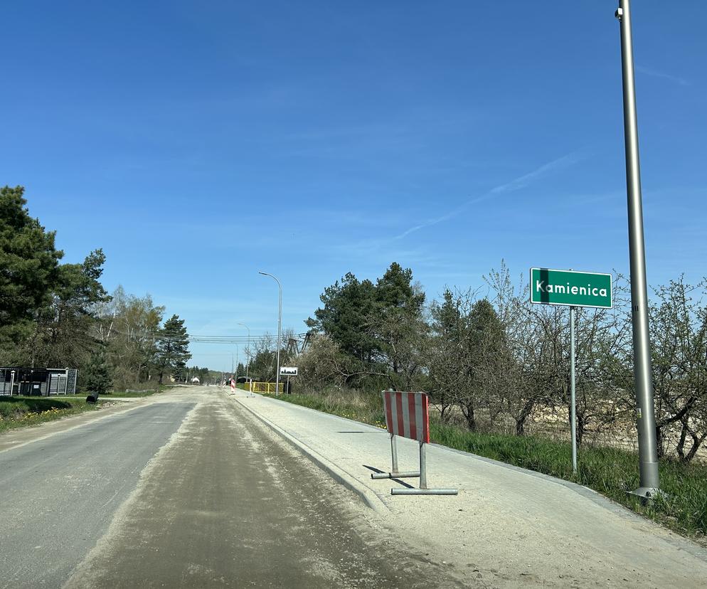 Remont drogi w Kamienicy wznowiony