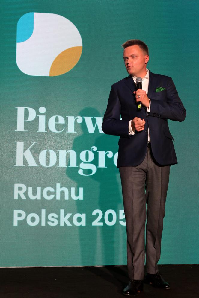 Szymon Hołownia.  I Kongres Ruchu Polska 2050