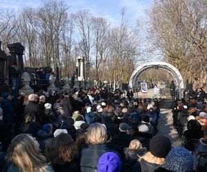 Pogrzeb Mariana Turskiego na Cmentarzu Żydowskim w Warszawie