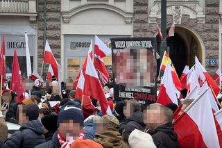 Szokujące sceny na Marszu Niepodległości. Uczestnicy przyszli z drastycznymi billboardami