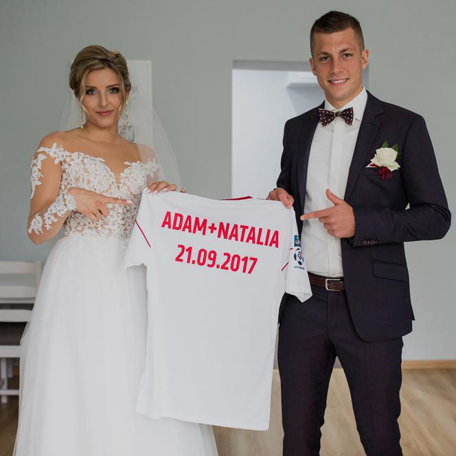 Adam Wolniewicz, żona, ślub