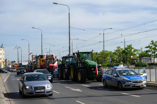 Protest rolników w Poznaniu