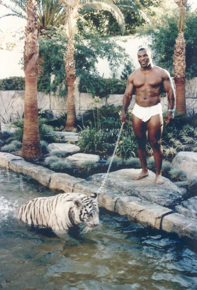 Mike Tyson i jego tygrys