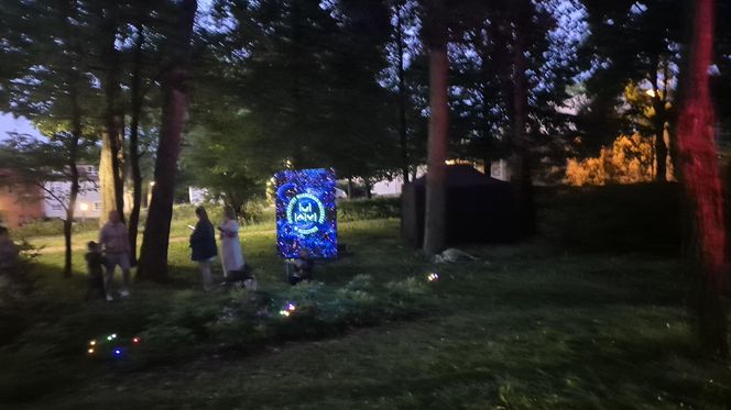 Olsztyn zamienił się w magiczną krainę. Park Świateł przyciągnął tłumy!