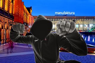 Dantejskie sceny w galerii w Łodzi! Poszukiwany przez policję mężczyzna wtargnął do restauracji