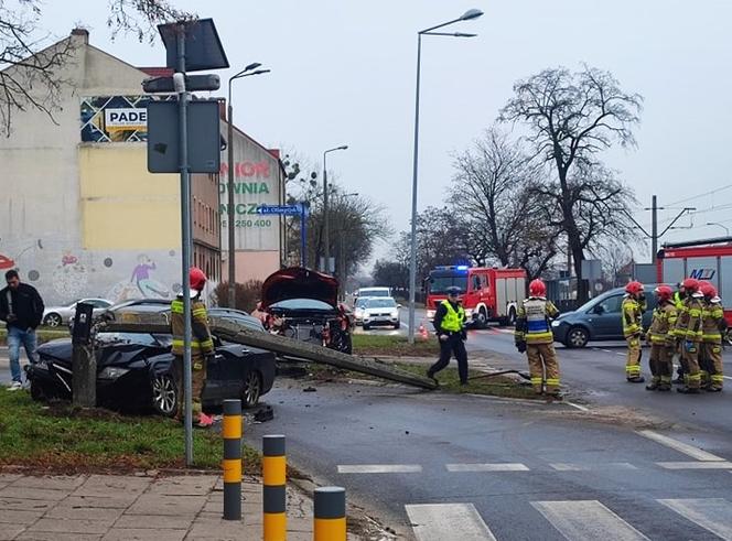 Poważny wypadek na Al. 11 Listopada w Gorzowie