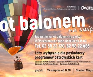 Ostrów zaprasza na lot balonem 