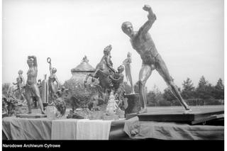 Stadion Olimpijski we Wrocławiu tuż po wojnie. To tutaj rozgrywano mecze piłki nożnej