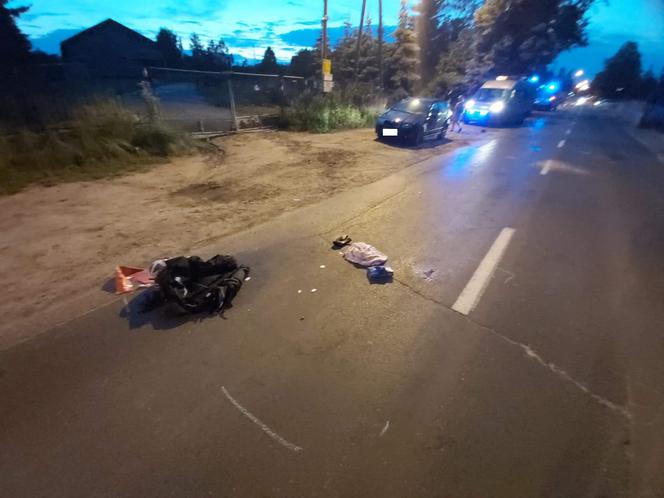 Łódź: Groźny wypadek na Pomorskiej. Motocyklista miał 2 promile! Mężczyzna NIE MIAŁ PRAWA JAZDY